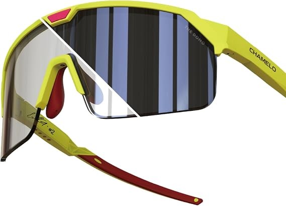 Chamelo Sport Shield Slider HVL Neon Pink Neon Yellow - The Domo